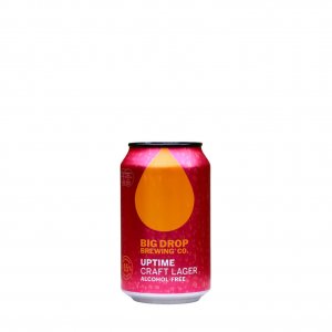 Big Drop  Uptime Lager (LowNo Alcohol) - Craft Metropolis