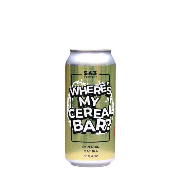 S43 Brewery - Where's My Cereal Bar? Imperial Oat IPA