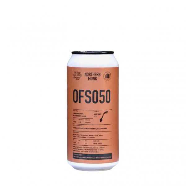 Northern Monk Brewery OFS050 Lingonberry Raspberry Sour - 4.5% ABV - 440ml. Shop & buy Northern Monk beers online here. Free UK delivery available.