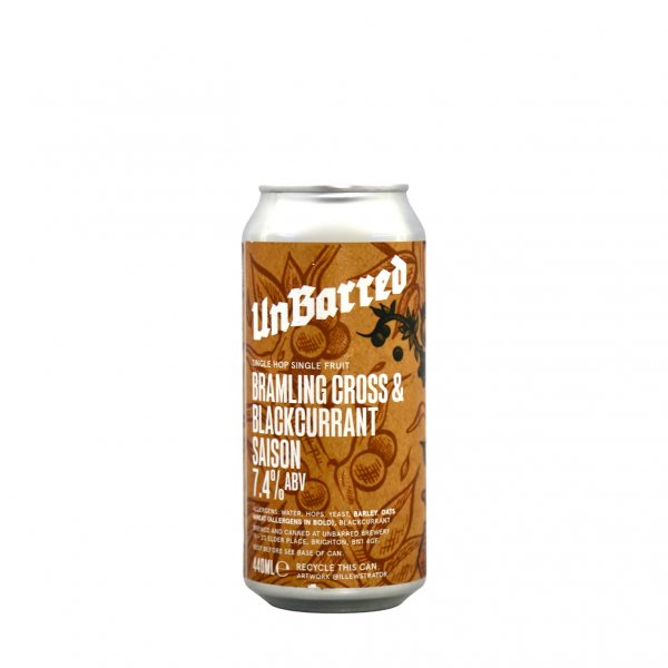 Unbarred- SHSF 2021 Bramling Cross & Blackcurrant Saison