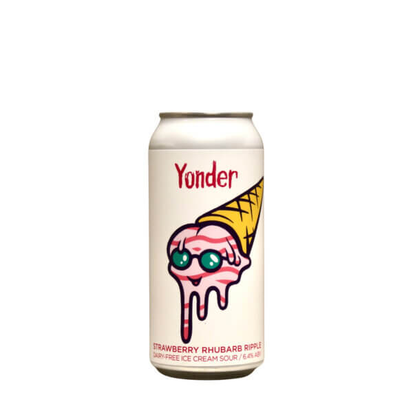 Yonder – Strawberry Rhubarb Ripple Dairy-Free Ice Cream Sour